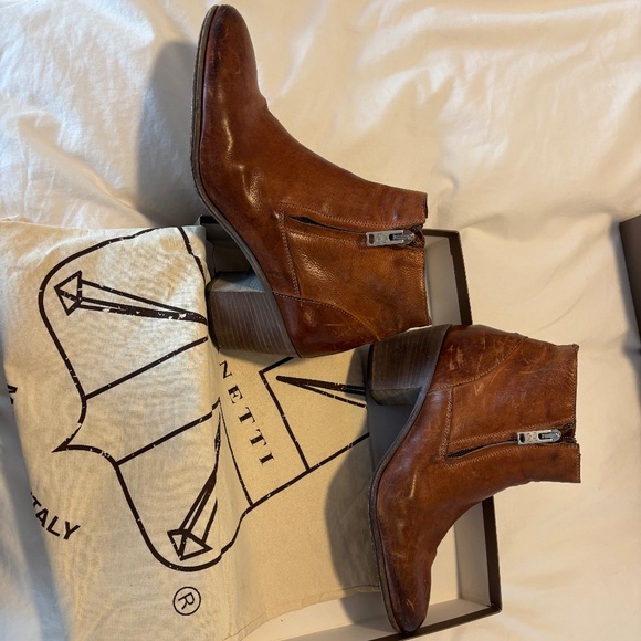 Pantanetti brown booties - Picture 1 of 4
